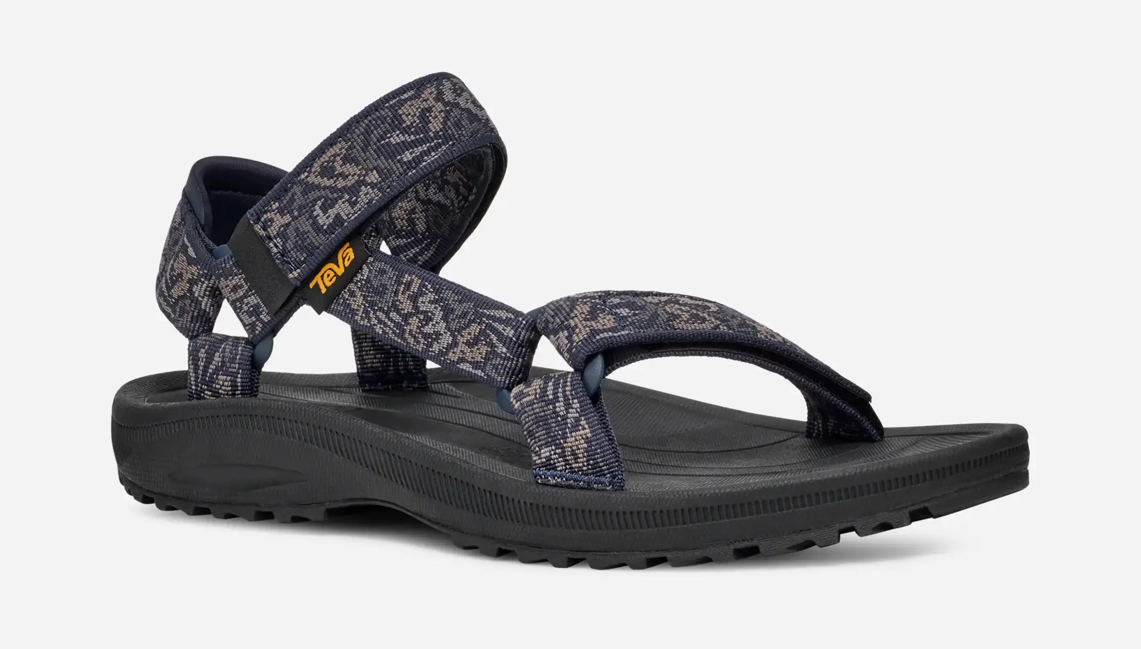 Teva Men's Winsted Sandals Dissolving Shapes Total Eclipse 1017419-DVN