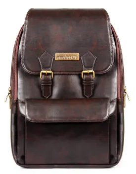 THE CLOWNFISH Hayden 25 Liters 15.6 Inch Laptop Backpack for Men and Women - Umber Brown