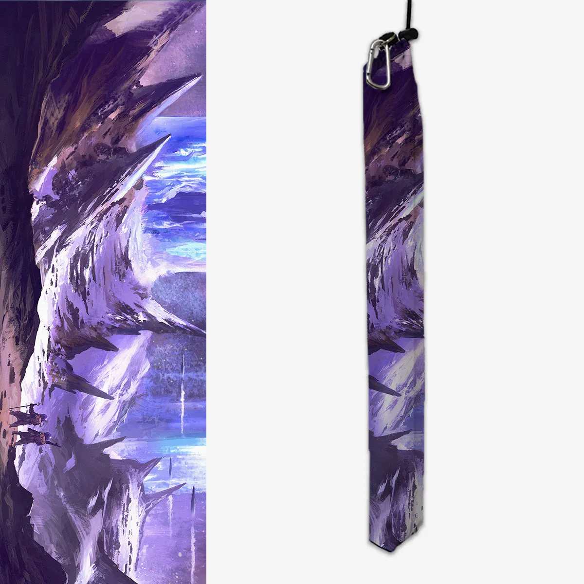 Unexplored Ice Mountain Playmat Bag