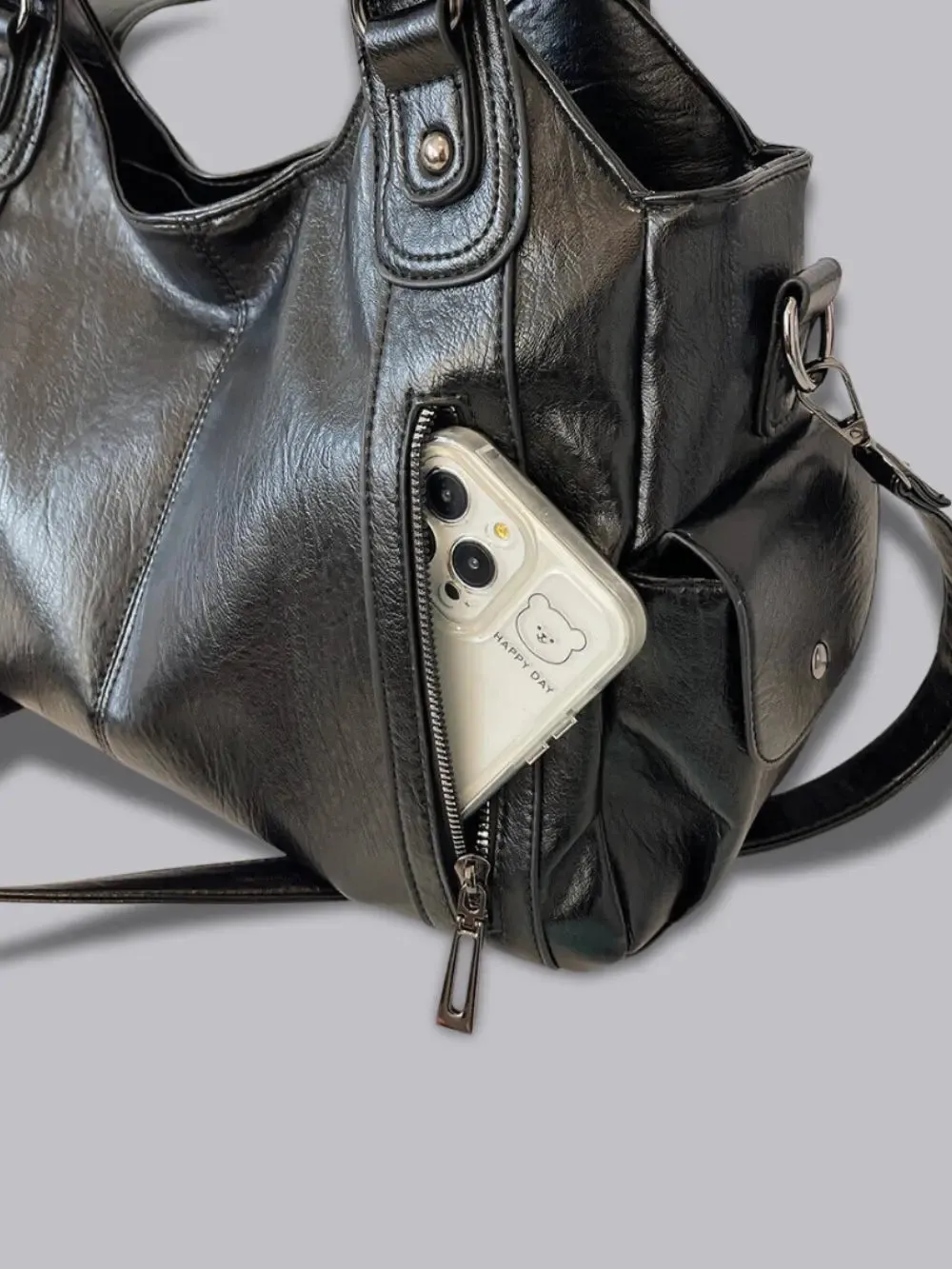 Vicky | Classic Multi-Pocket Shoulder Bag