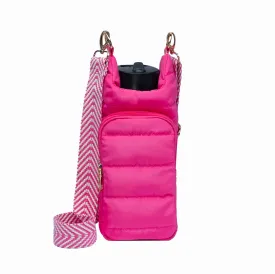 WanderFull HydroBag Dark Pink Crossbody w/ Printed Strap