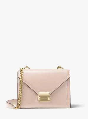 Whitney Small Leather Convertible Shoulder Bag
